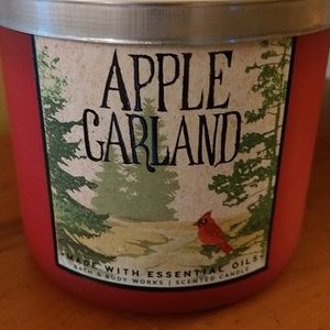 Apple Garland Candle